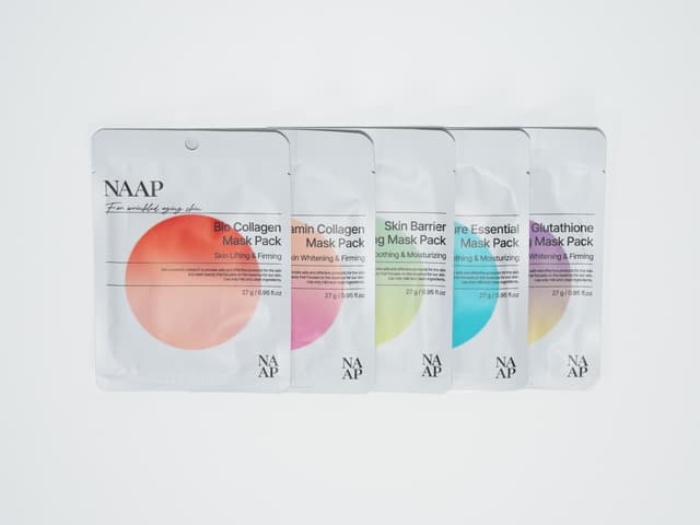 Image of NAAP facial masks packets